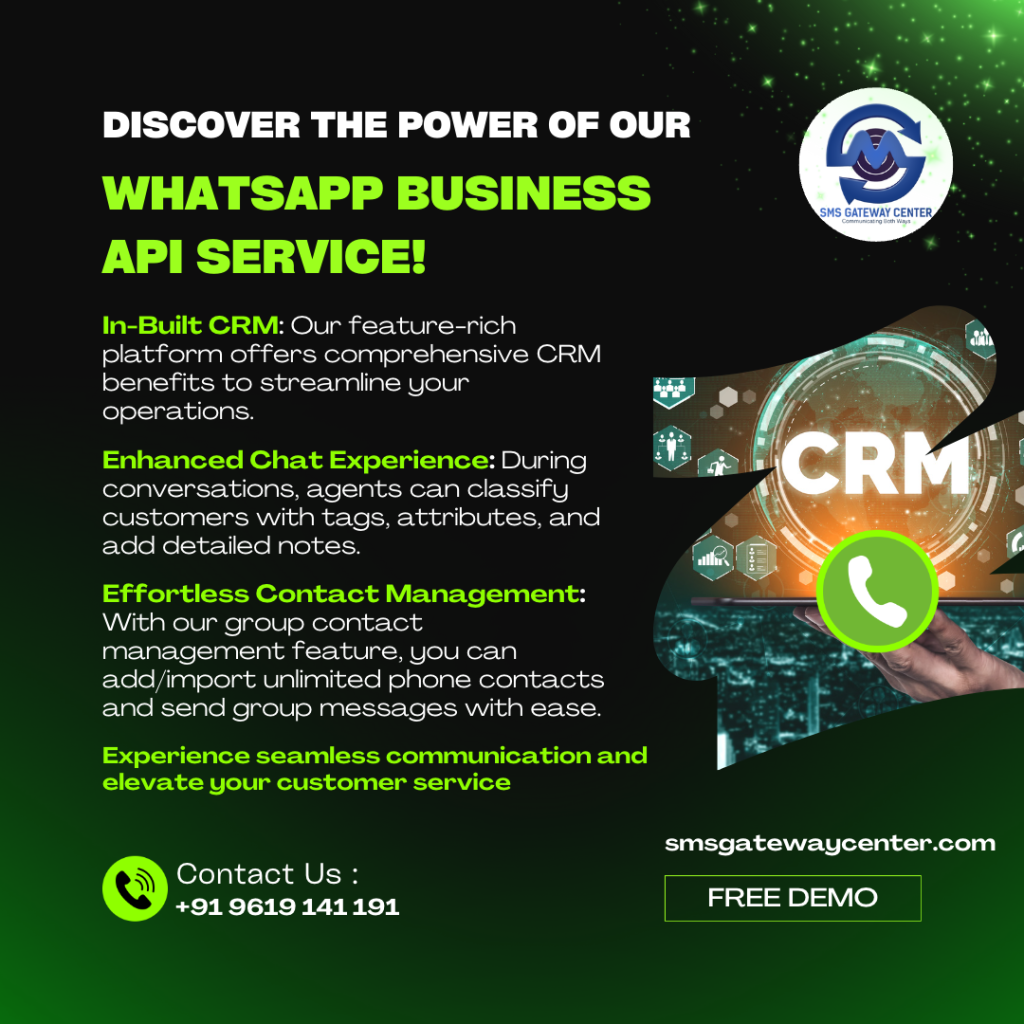 WhatsApp In-Built CRM